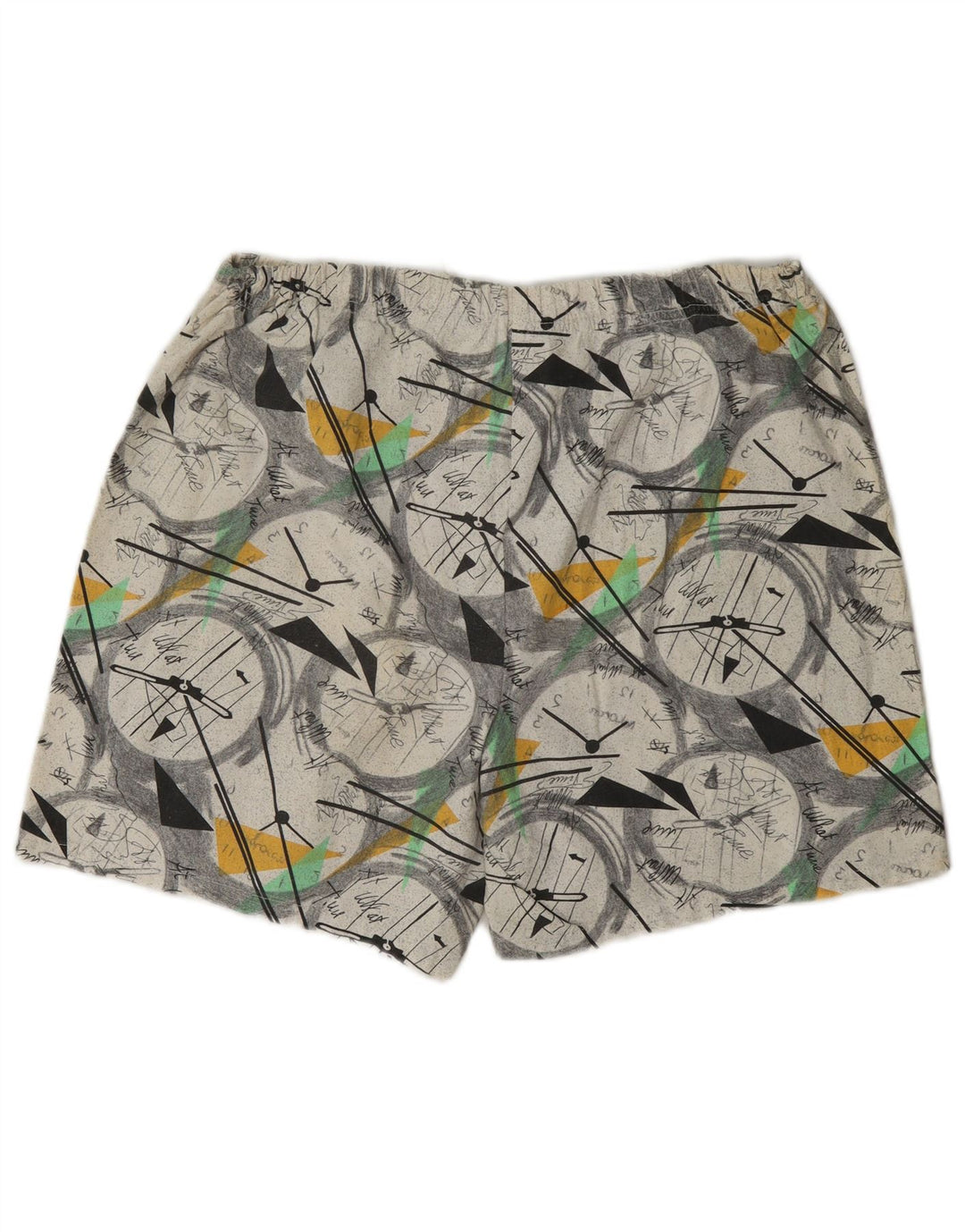 Pantaloni scurți sport vintage pentru bărbați mari, multicolori, geometrici