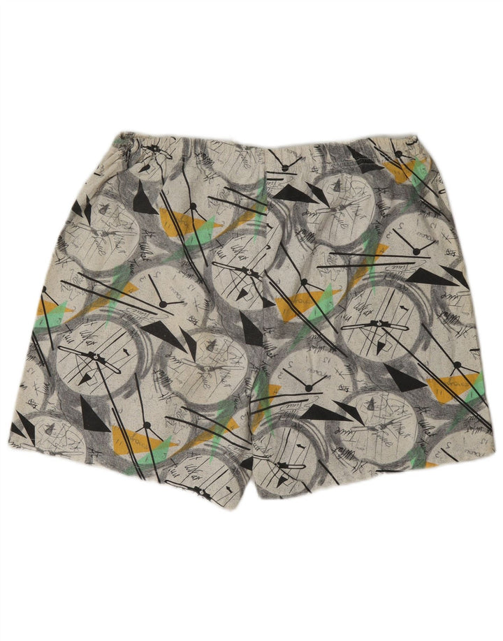 Pantaloni scurți sport vintage pentru bărbați mari, multicolori, geometrici