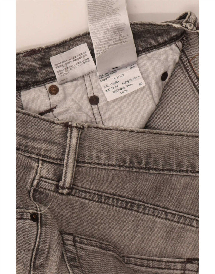 Blugi Levi's 511 Distressed Slim W31 L32 bumbac gri
