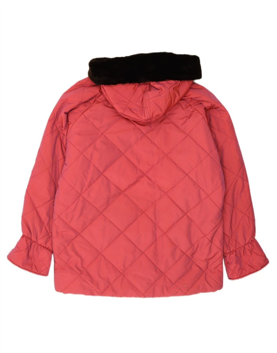 BELFE & BELFE Womens Oversized Hooded Padded Jacket IT 46 Large Pink