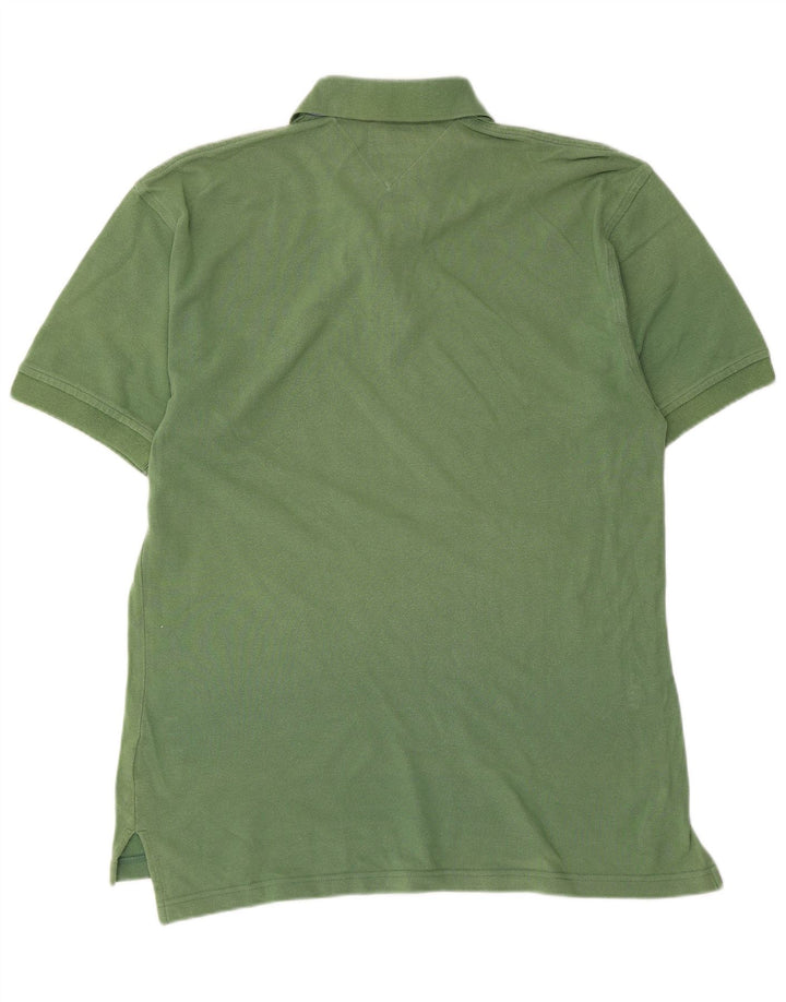TOMMY HILFIGER Tricou polo pentru bărbați, bumbac verde mic