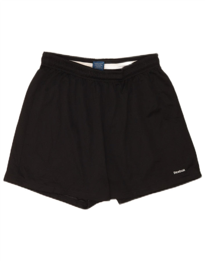 Pantaloni scurti sport pentru bărbați Reebok, poliester negru mic