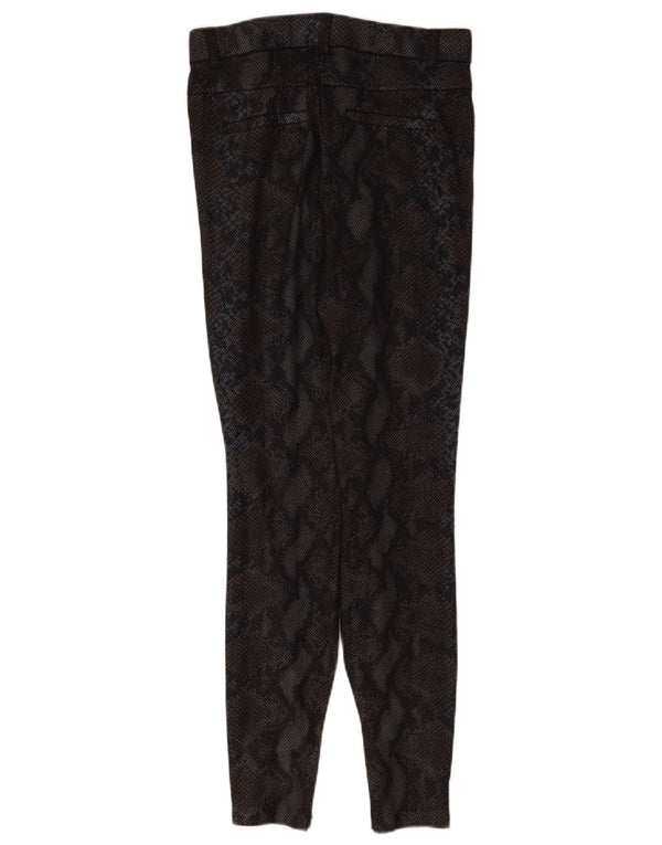 Leggings Trafaluc pentru femei Zara UK 14 Medium Black Animal Print