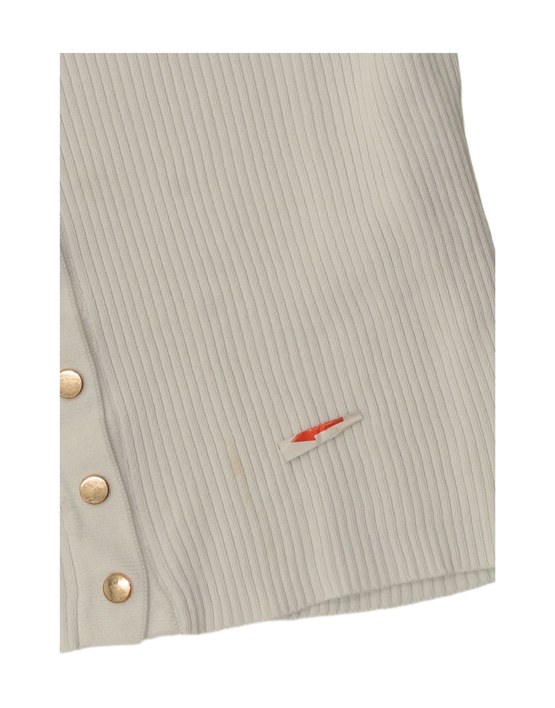 Top cardigan pentru femei Zara UK 10, mic, alb, poliamidă