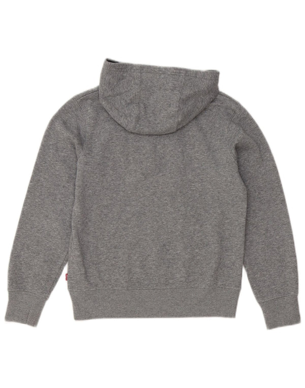 Levi's Boys Graphic Hoodie Jumper 9-10 ani bumbac gri