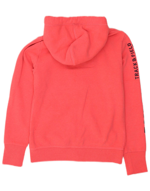 Pulover Superdry Graphic Zip pentru femei UK 12 Medium Pink Sports