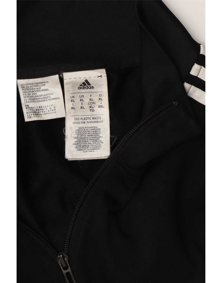 Jachetă de trening pentru bărbați Adidas XL, poliester negru
