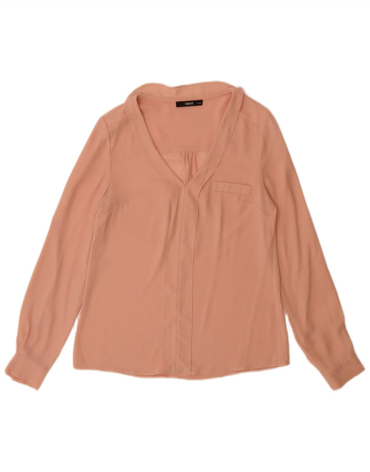 Bluză cu mânecă lungă pentru femei Oasis UK 8 Smal Pink