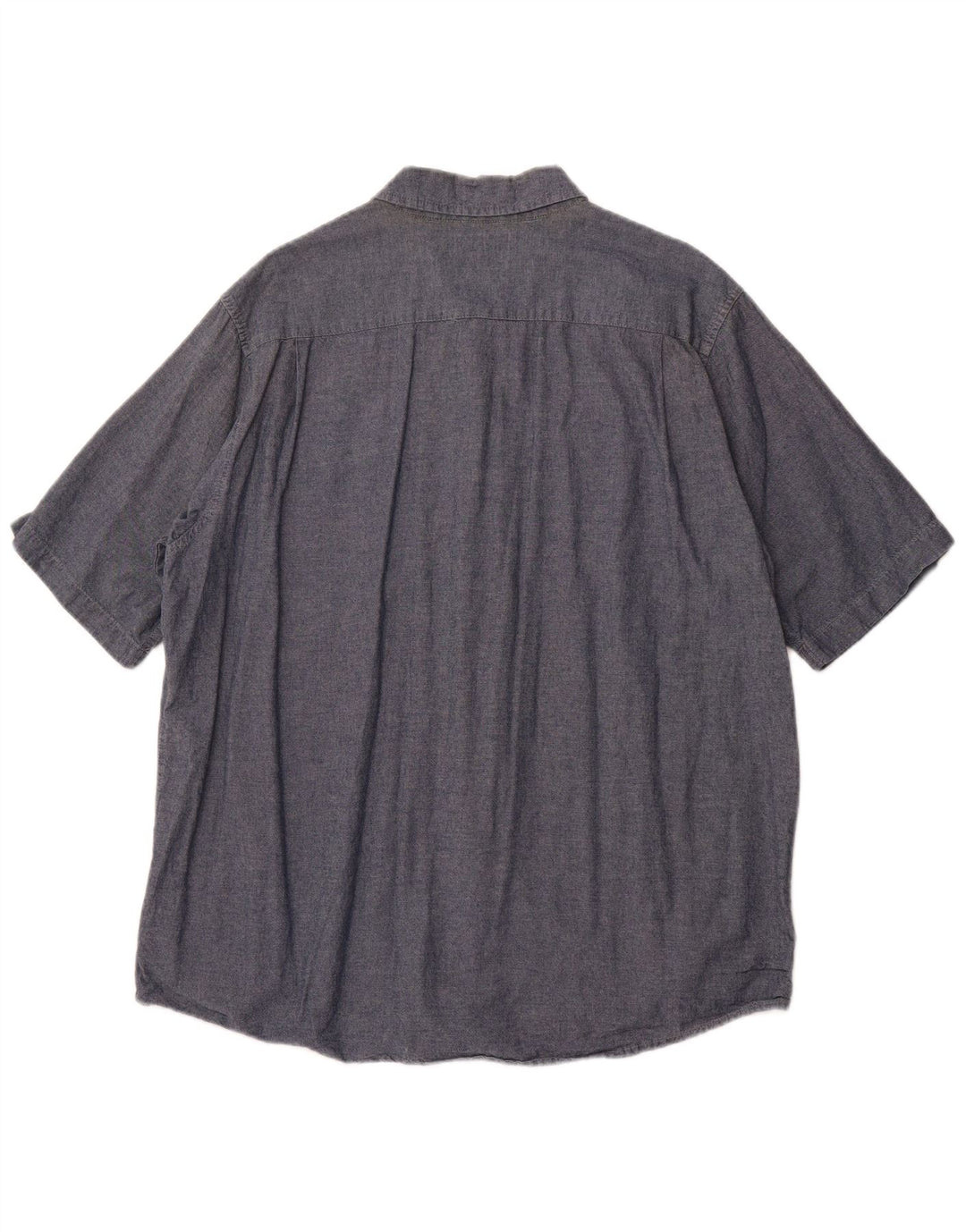 Cămașă cu mânecă scurtă pentru bărbați WRANGLER, bumbac albastru 2XL