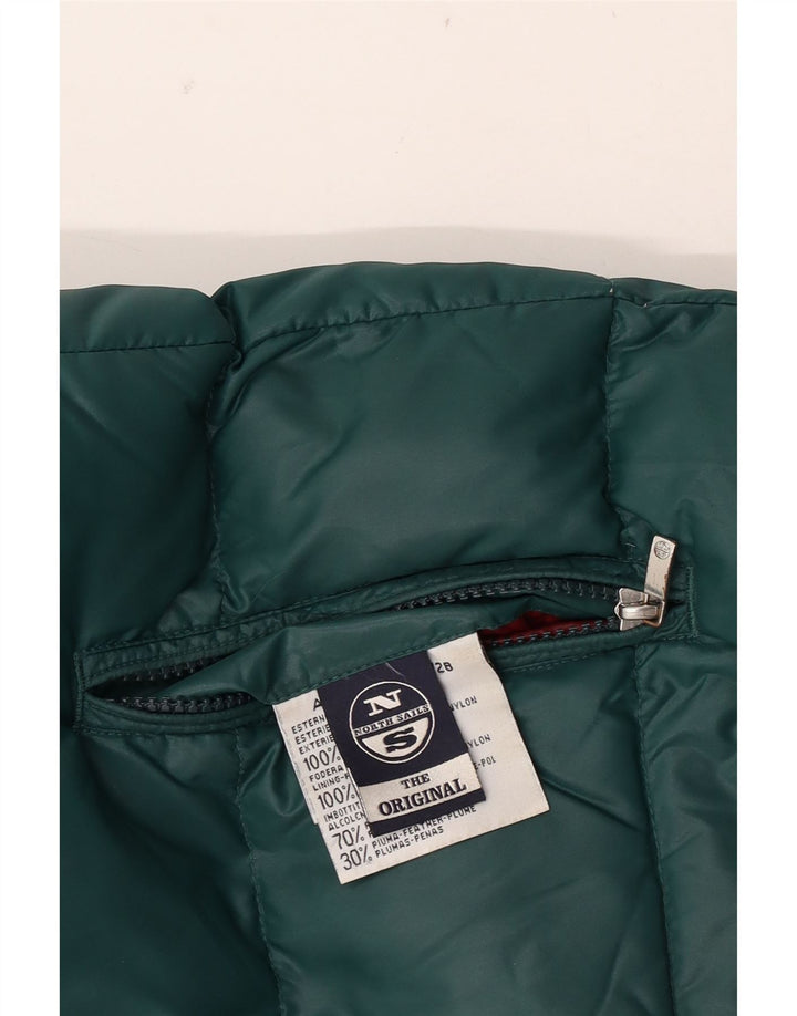 Gilet căptușit reversibil pentru bărbați North Sails UK 38 Medium Green Poliamidă