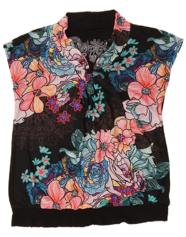 Bluză Desigual pentru femei UK 16, mare, multicoloră, din viscoză florală