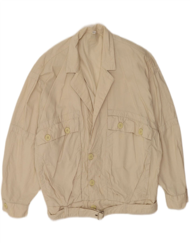 Jachetă Bomber Swinger pentru bărbați Batwing UK 44 2XL Bej Bumbac