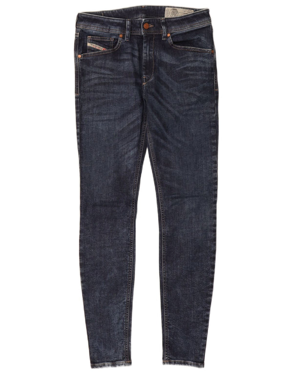 DIESEL Stickker Super Slim Skinny Jeans W30 L30 bumbac bleumarin
