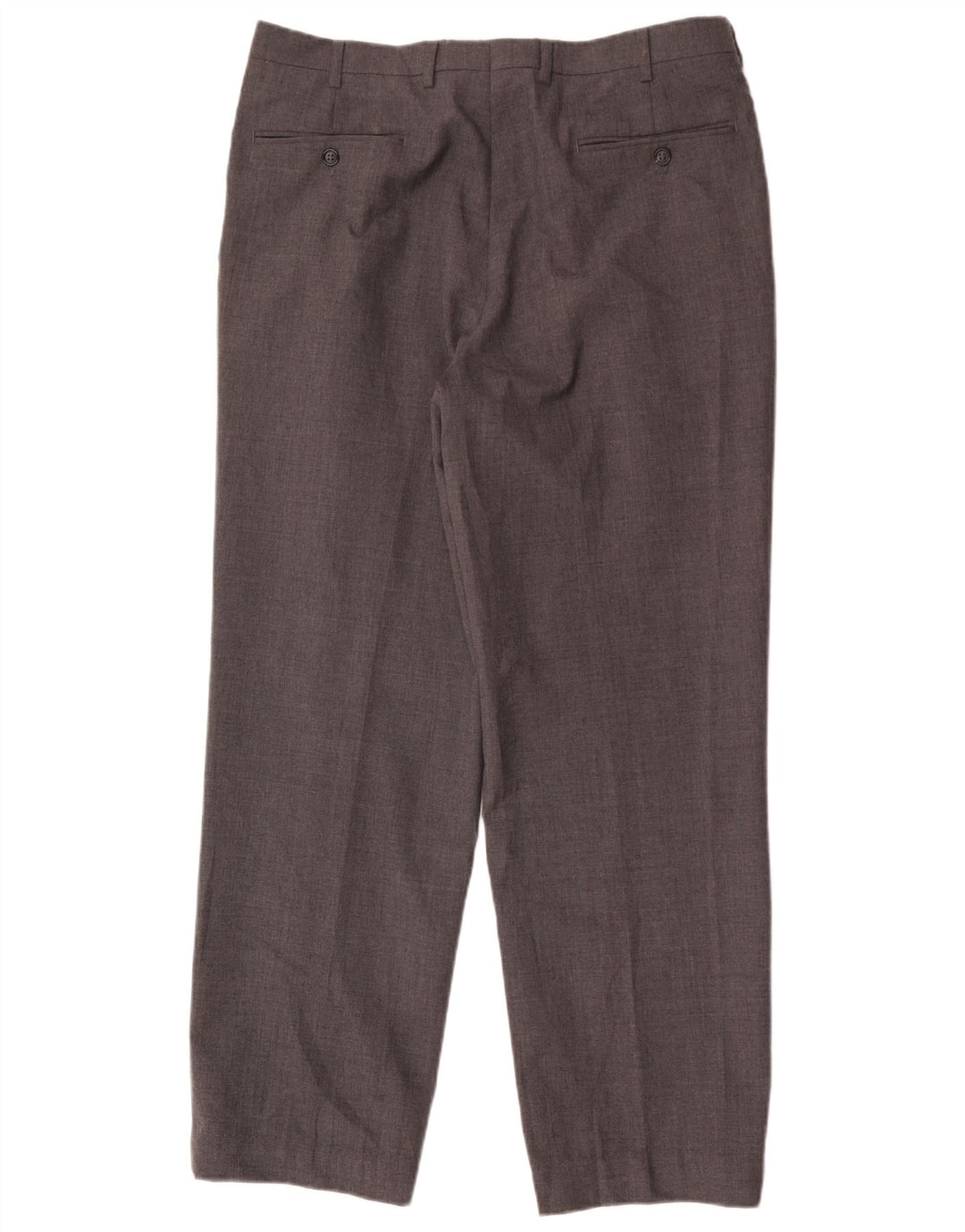 Pantaloni drepți Yves Saint Laurent pentru bărbați L36 L30 poliester gri