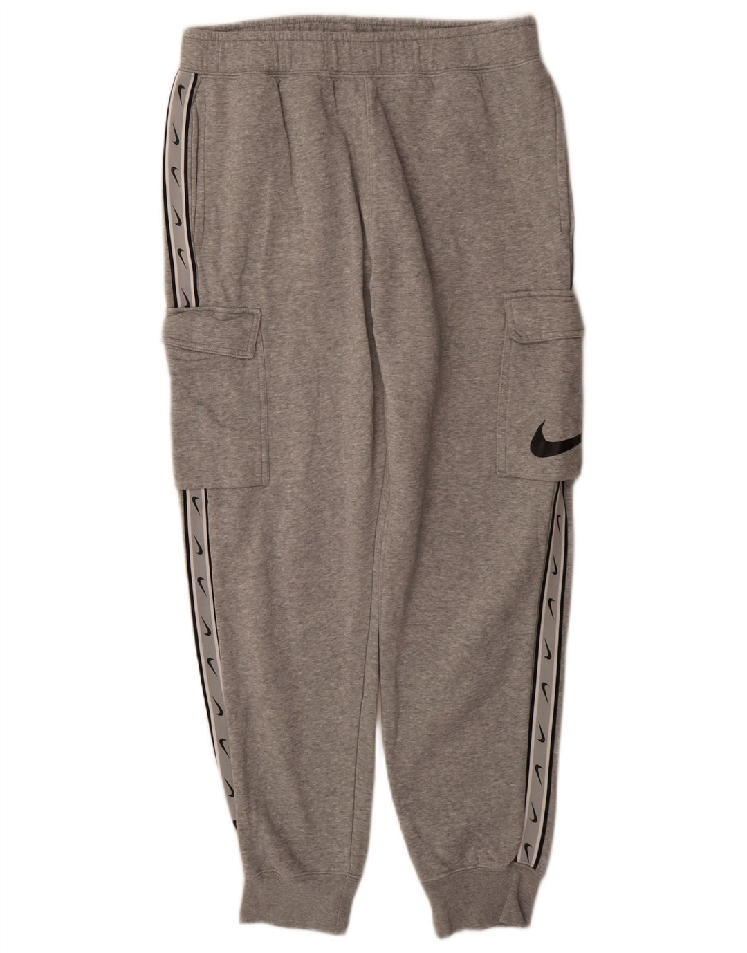 Pantaloni de trening Nike Graphic Cargo pentru bărbați Pantaloni de jogging, gri mediu, pete