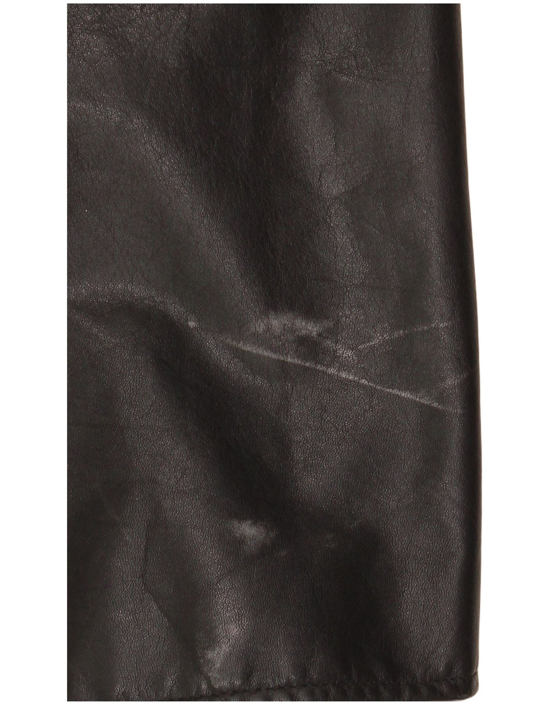 Palton din piele vintage pentru bărbați IT 54 2XL din piele neagră