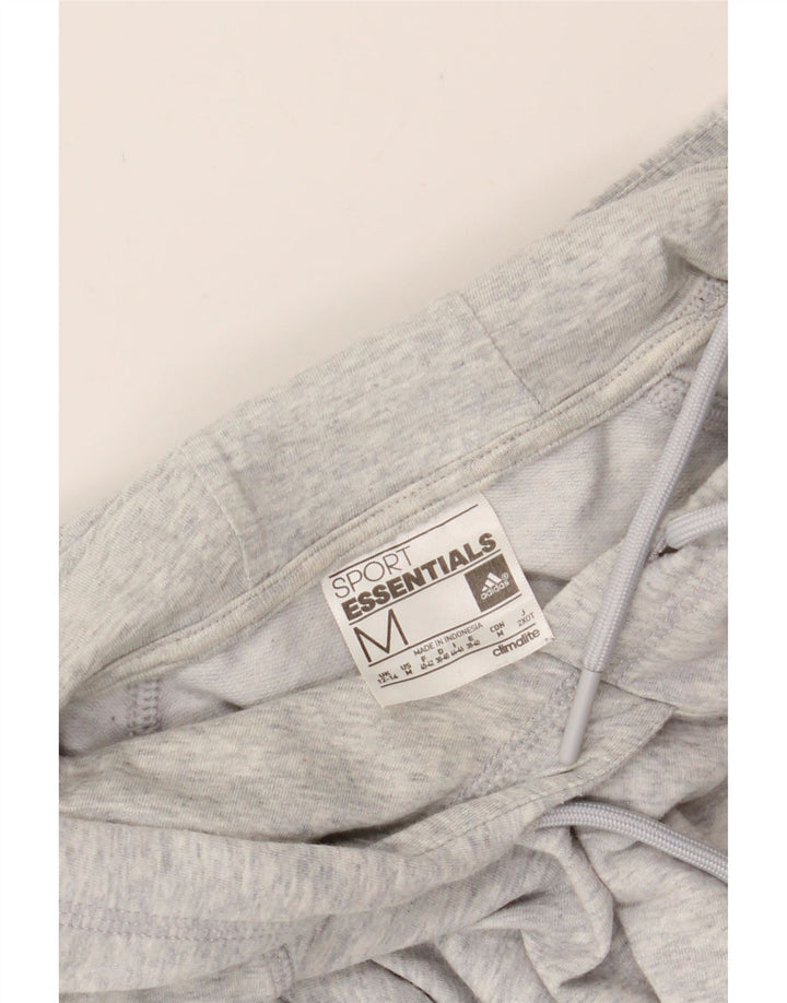 ADIDAS Womens Climalite Oversized Hoodie Jumper UK 12/14 Medium Grey Vintage Adidas and Second-Hand Adidas from Messina Hembry 