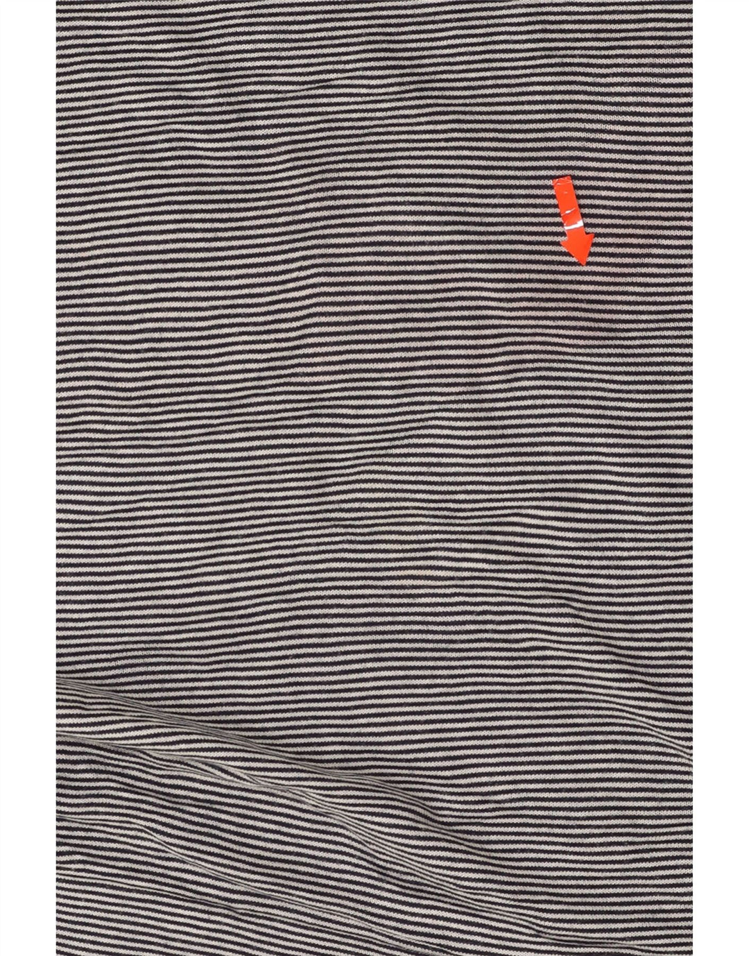 LACOSTE Womens Top Long Sleeve Size 40 Medium Black Striped Cotton Vintage Lacoste and Second-Hand Lacoste from Messina Hembry 