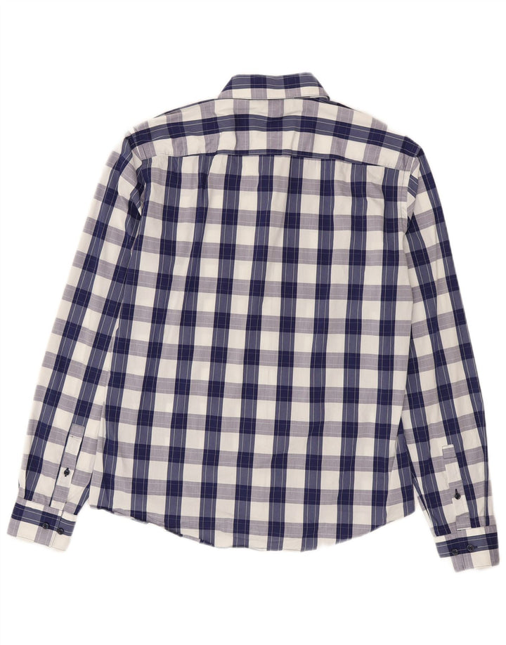 Cămașă pentru bărbați Hugo Boss Slim Fit Mărimea 40 15 3/4 Medium Blue Check