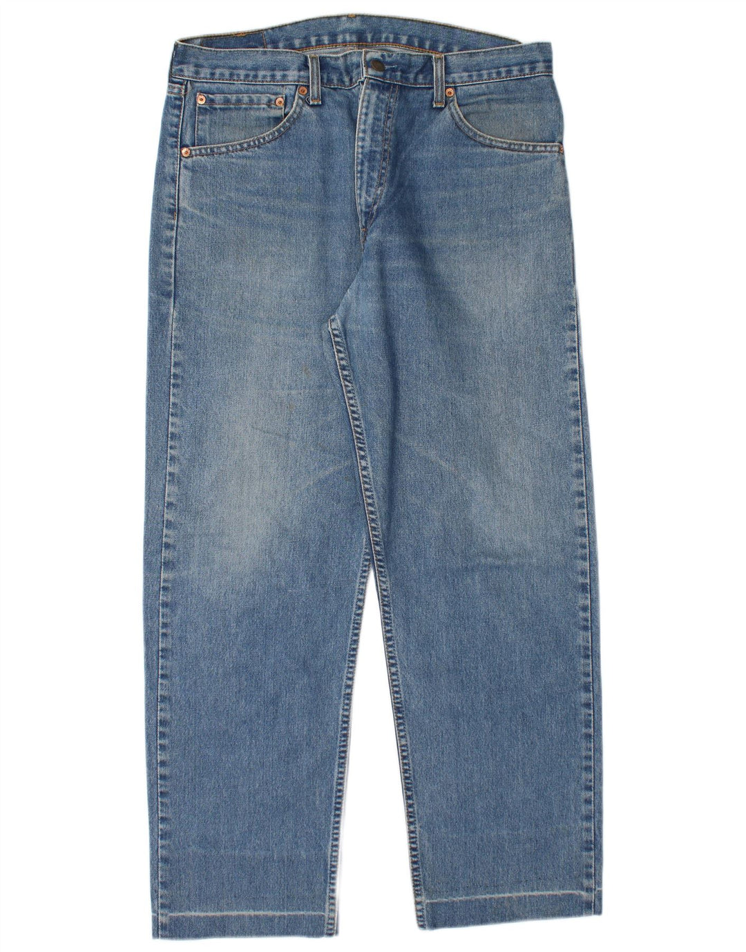 LEVI'S Blugi conici cu talie înaltă 521 pentru bărbați W36 L30 bumbac albastru