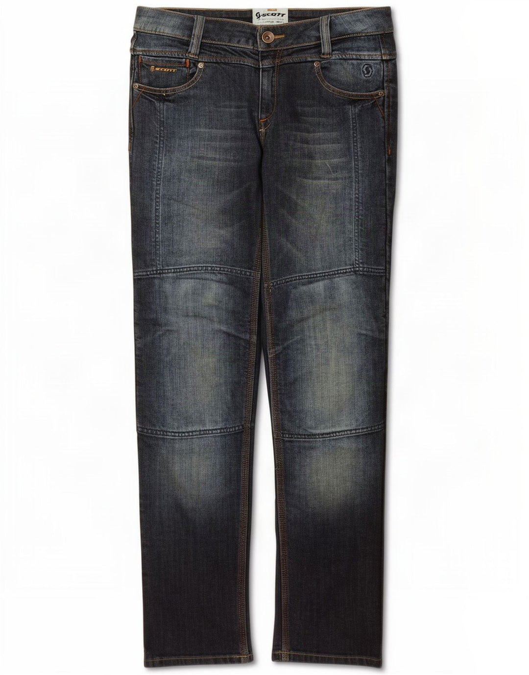 Blugi drepti pentru femei Scott W28 L33 bleumarin