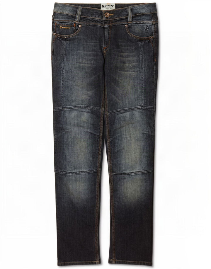 Blugi drepti pentru femei Scott W28 L33 bleumarin