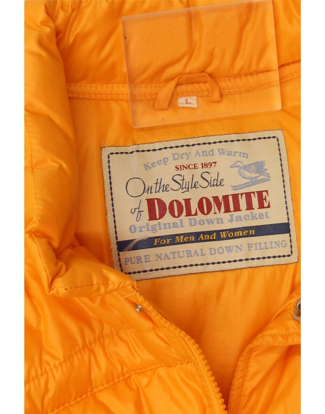 Gilet căptușit pentru bărbați Dolomite UK 40 Large Orange Nylon