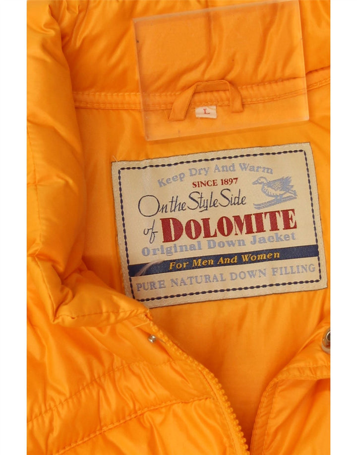 Gilet căptușit pentru bărbați Dolomite UK 40 Large Orange Nylon