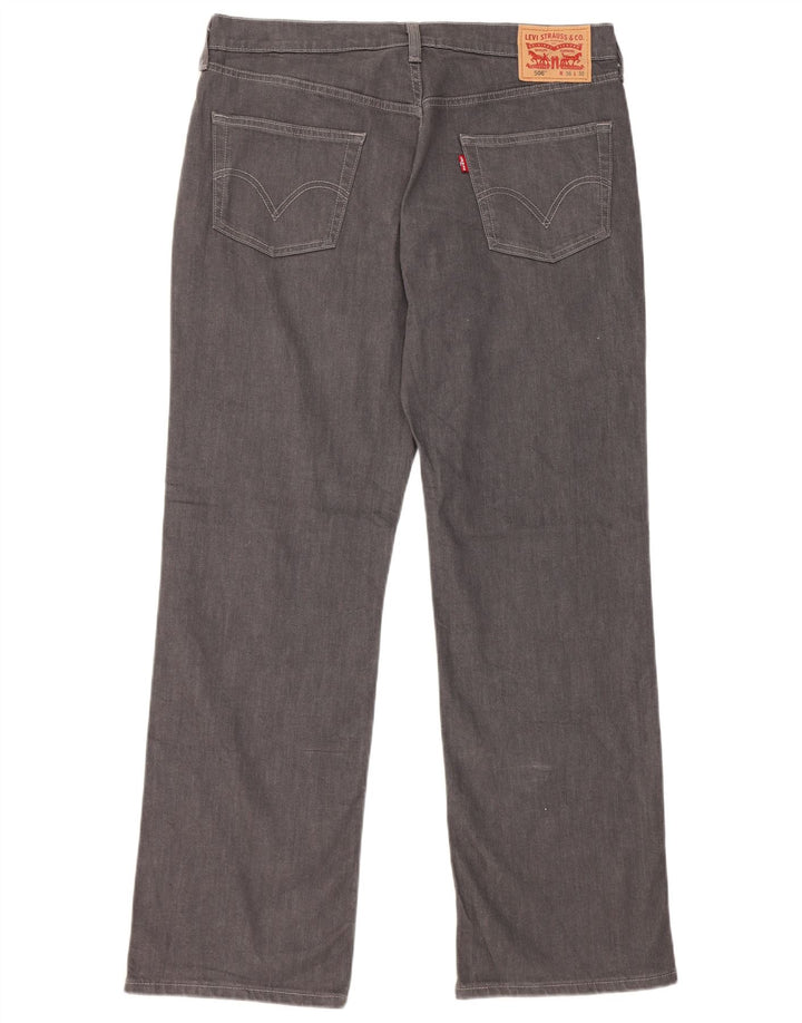 Blugi drepti pentru bărbați Levi's 506 W36 L32 bumbac gri