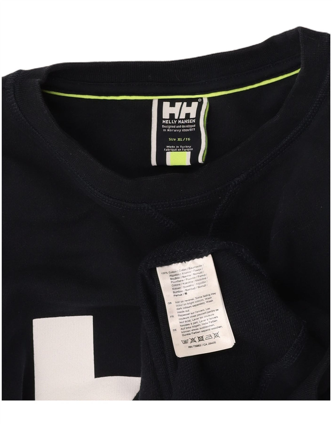 HELLY HANSEN Hanorac grafic pentru bărbați Pulover XL Bumbac bleumarin
