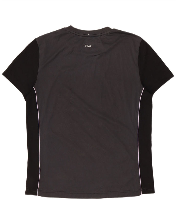 Tricou Bărbați FILA Top IT 48 Medium Gri Poliester Colorblock
