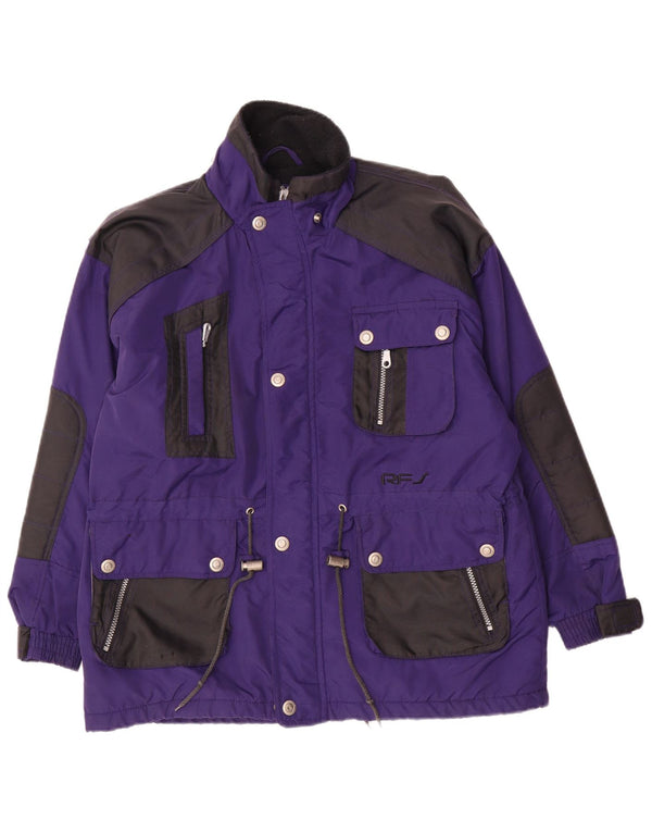 Rodeo Boys Jacket Windbreaker 11-12 ani Violet Colorblock Nylon