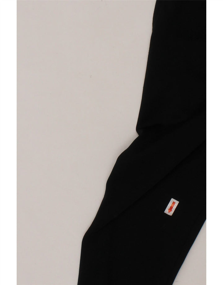 NIKE Boys Tracksuit Trousers 5-6 Years Medium Black Colourblock Polyester