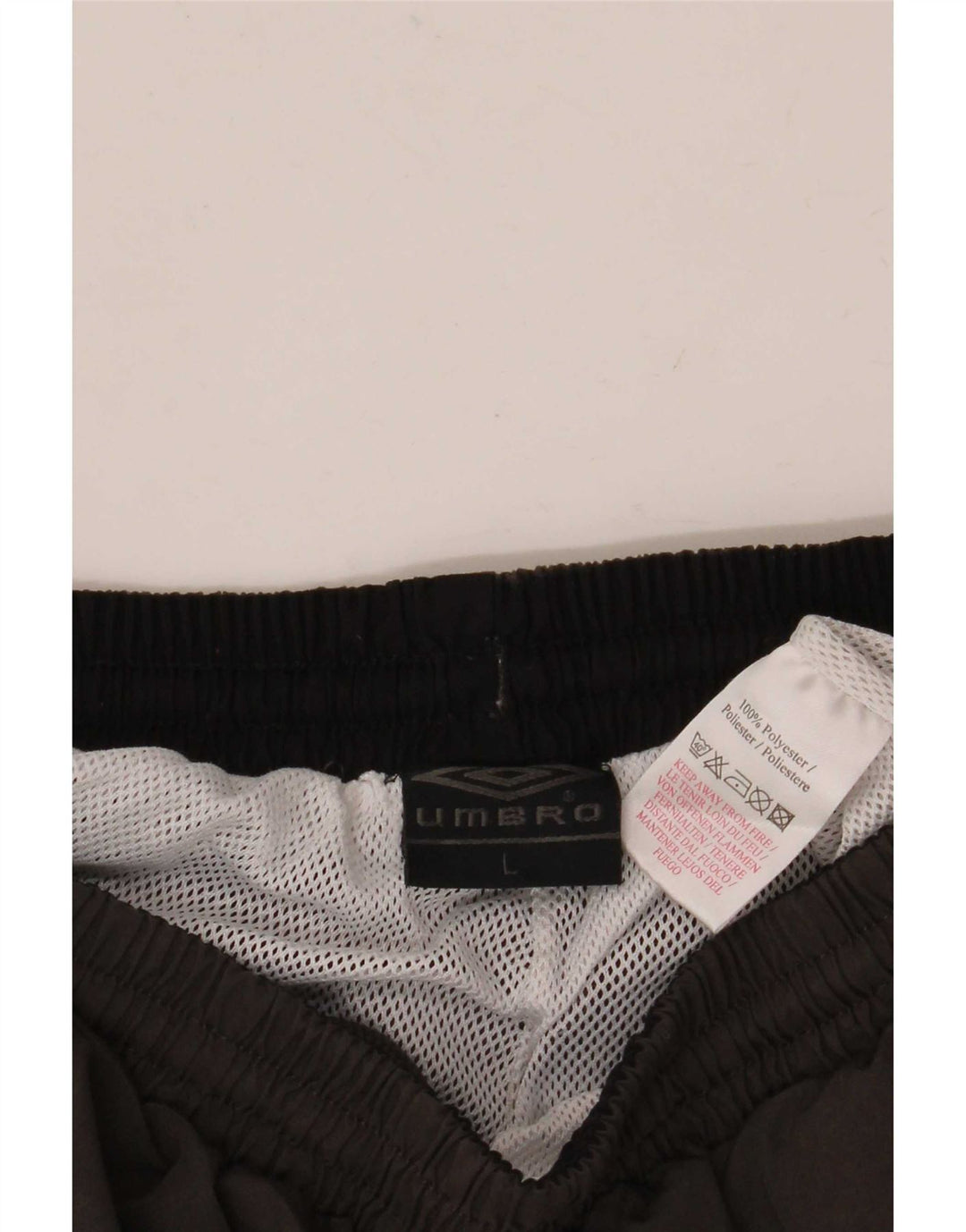 Pantaloni scurți sport Umbro pentru bărbați, cu grafică, poliester, gri