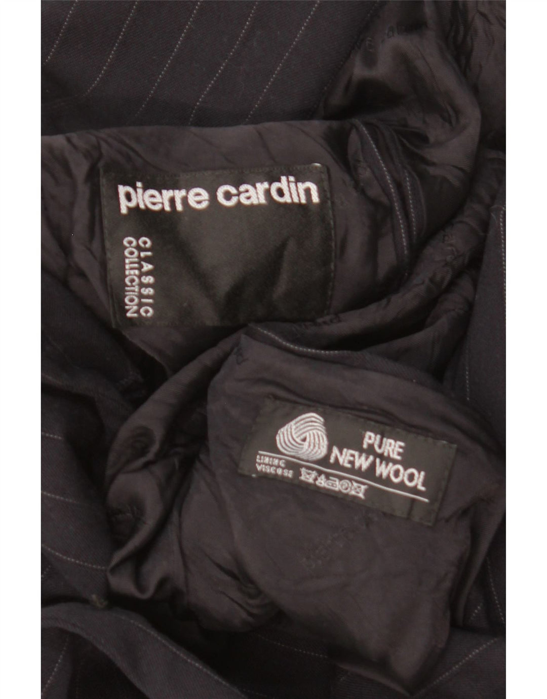 Jachetă pentru bărbați Pierre Cardin cu două piepturi, UK 40, mare, neagră