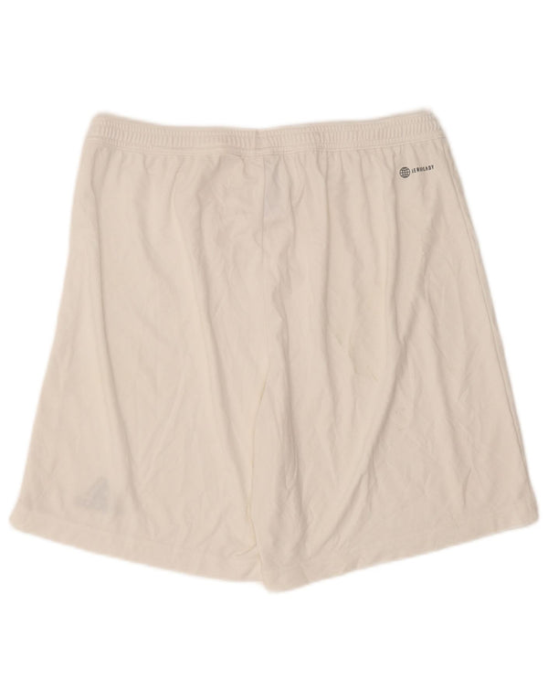 Pantaloni scurți Adidas Aeroready Sport XL, alb, poliester