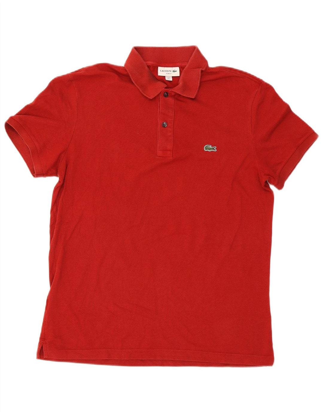 Tricou polo pentru bărbați Lacoste Slim Fit Mărimea 5 Roșu mare