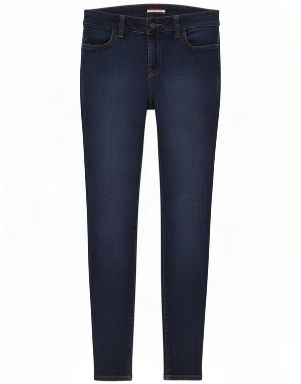 Tommy Hilfiger Womens Skinny Jeans IT 4 XS W25 L27 Navy Blue Cotton