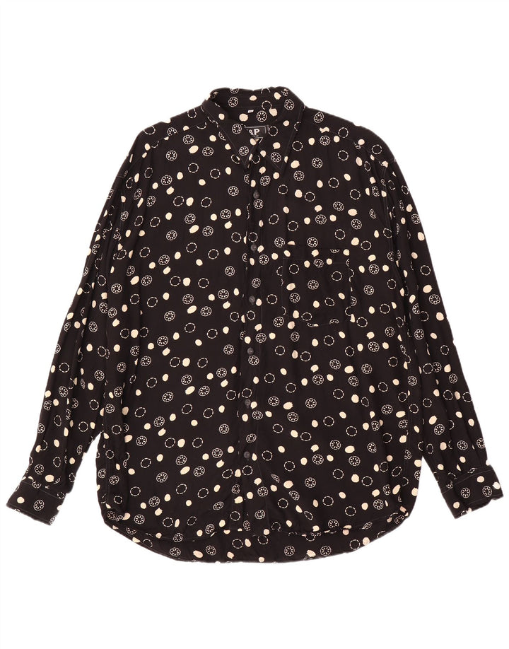 Cămașă Bărbați VINTAGE XL Negru Floral