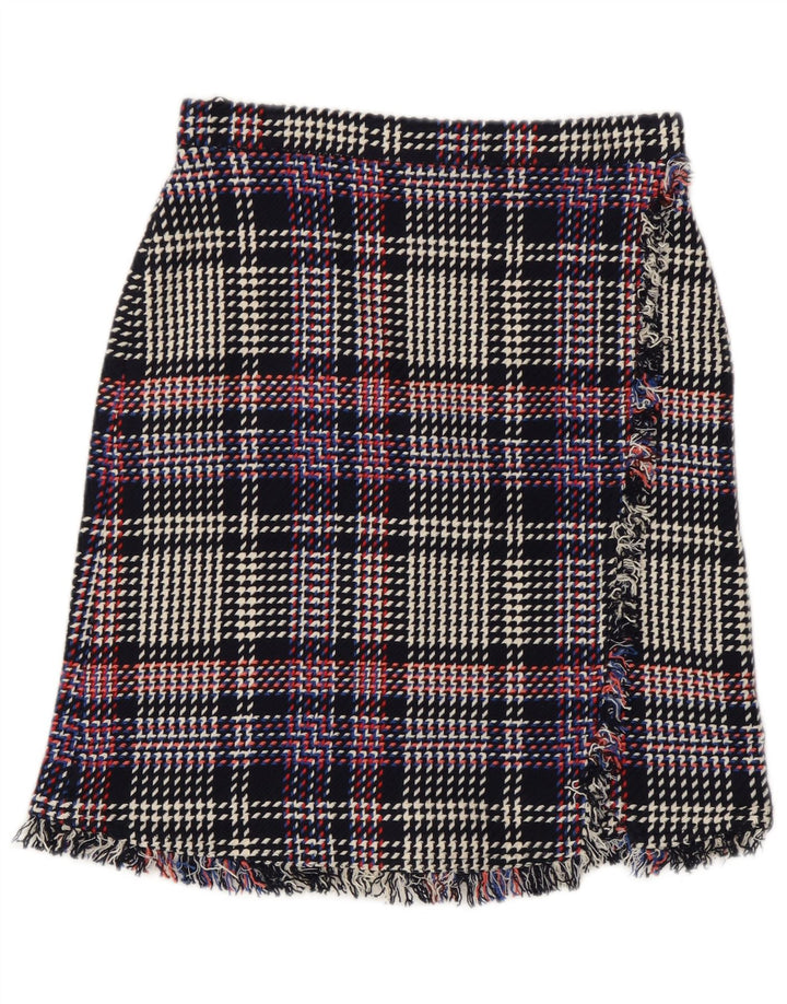 Fusta dreaptă pentru femei Marks & Spencer UK 8 Small W28 Multicolor Check