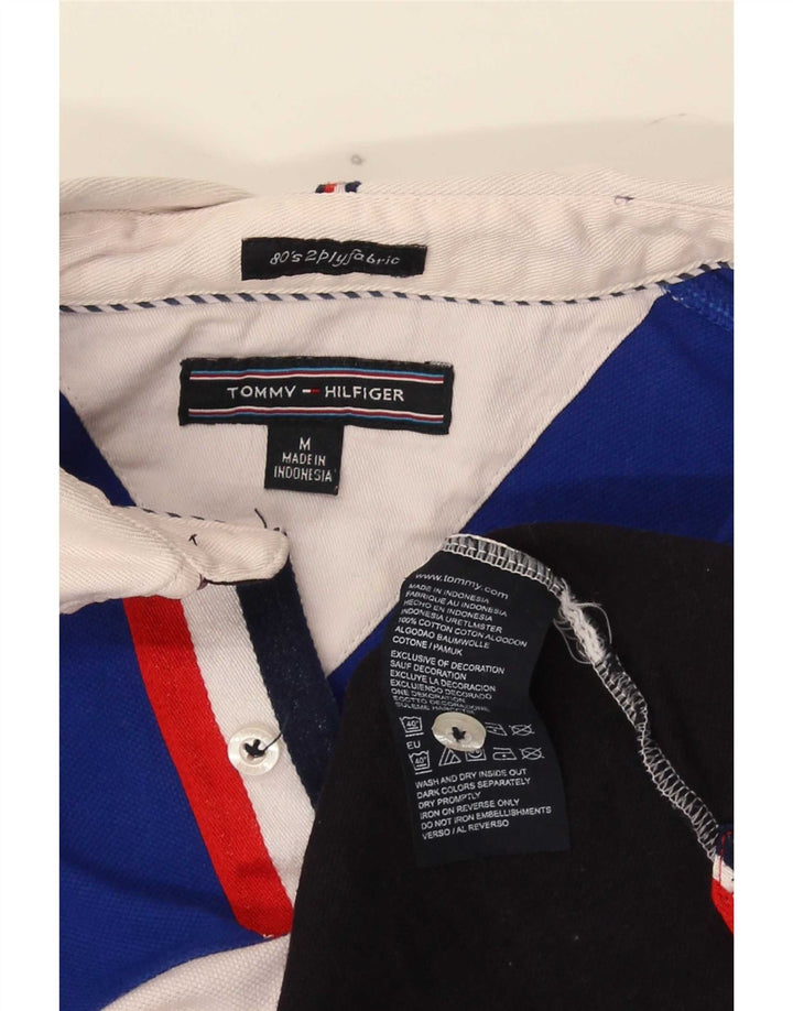 Tricou polo grafic rugby Tommy Hilfiger pentru bărbați, mediu multicolor