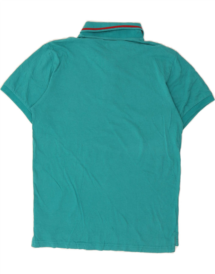 JACK & JONES Mens Polo Shirt Large Green Cotton Vintage Jack & Jones and Second-Hand Jack & Jones from Messina Hembry 
