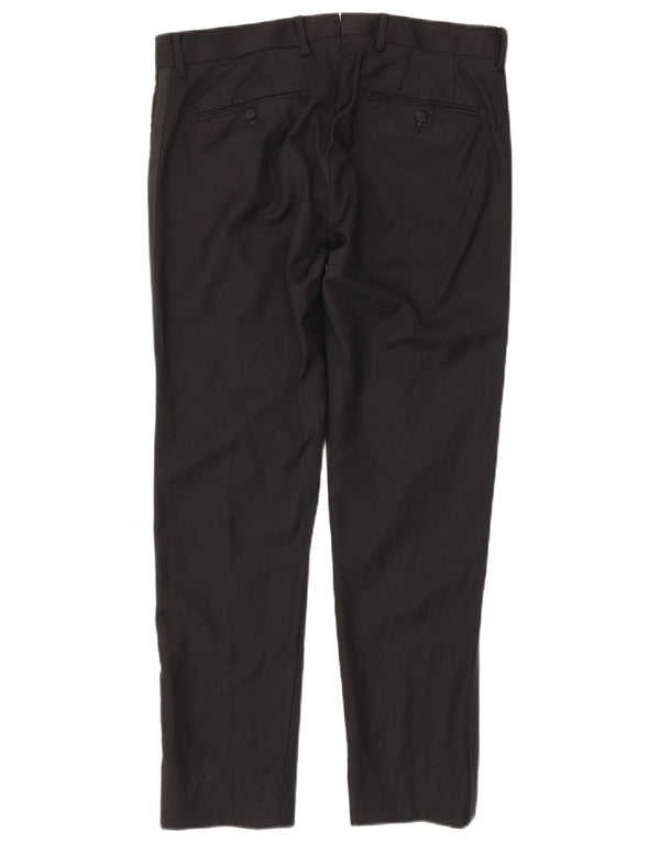 Gutteridge Pantaloni subțiri pentru bărbați IT 48 Medium L32 L29 Poliester negru