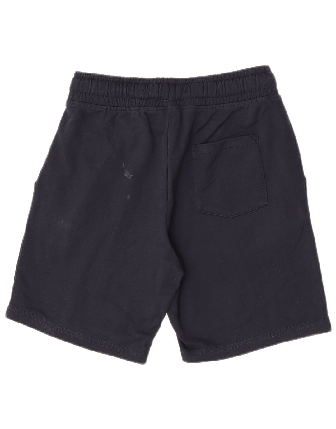 Pantaloni scurți sport cu grafică vintage pentru bărbați, bumbac mediu albastru bleumarin