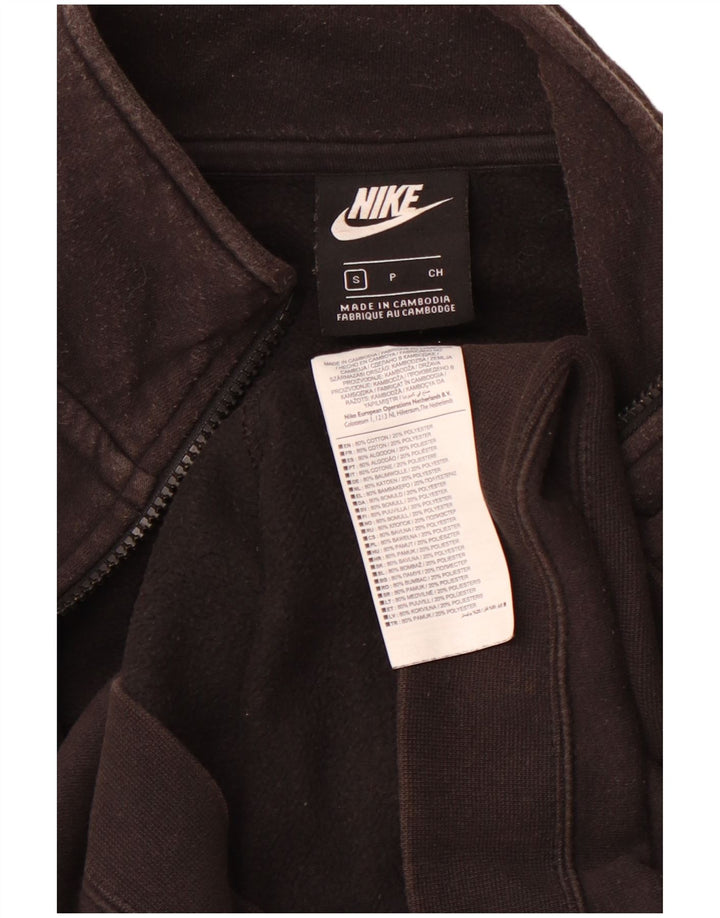 Jachetă de trening pentru bărbați NIKE, bumbac negru mic