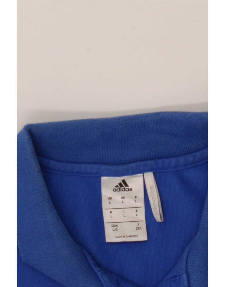 Tricou polo pentru bărbați Adidas mare albastru