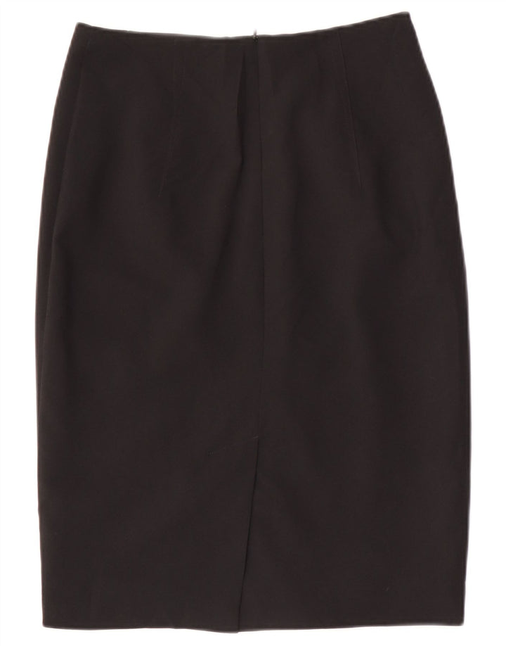 Fusta creion pentru femei Marks & Spencer UK 8 Small W28 Poliester negru