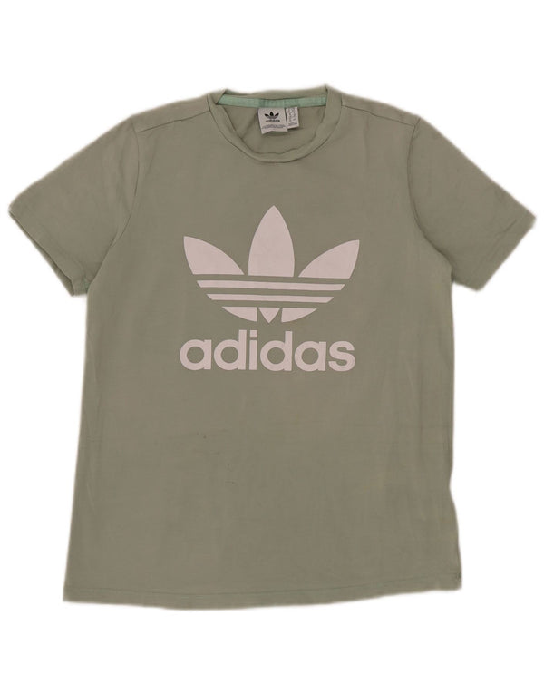 Tricou grafic Adidas pentru femei Top UK 10 Small Green