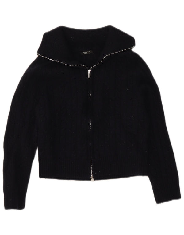 Pulover Cardigan Fete Massimo Dutti 5-6 Ani Lână Mic Bleumarin