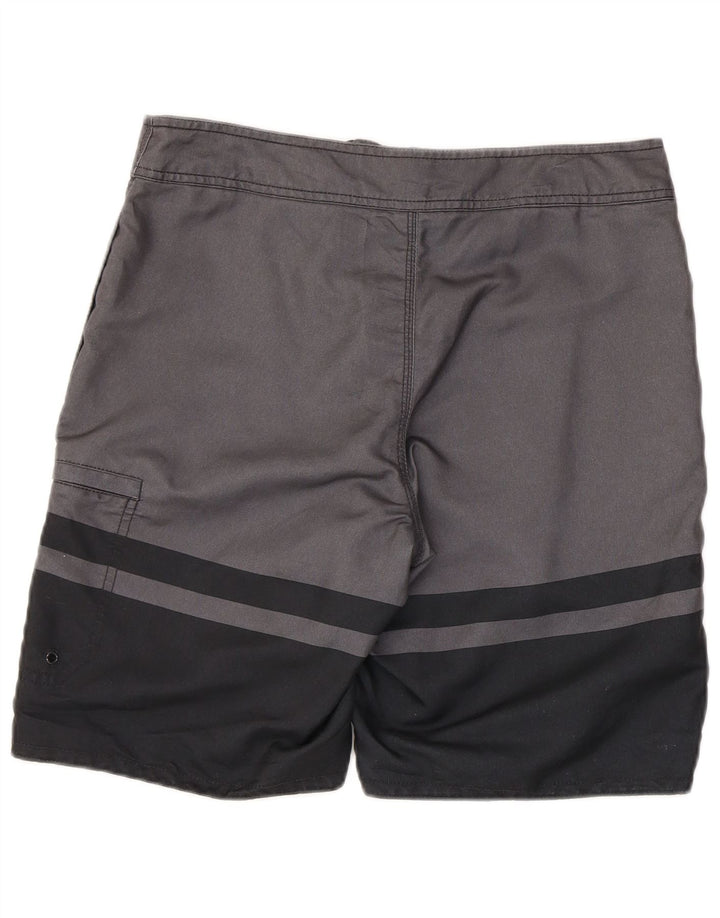 Pantaloni scurți de înot cargo pentru bărbați Gap, gri, poliester color bloc